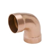 Streamline 1-1/2" NOM C Copper DWV 90 Degree Elbow, Basic Pipe Fitting Material: Metal W 07401