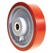 Zoro Select Caster Wheel, Plyurethane, 6 in., 1600 lb. 150 PT15