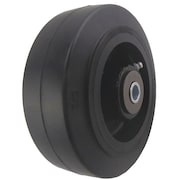 ZORO SELECT Caster Wheel, Rubber, 6 in., 810 lb. 5VF36