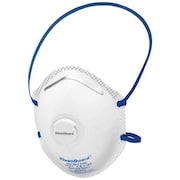 Jackson Safety N95 Disposable Respirator w/ Valve, Universal, White, PK10 64240
