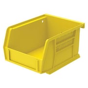 Akro-Mils Hang & Stack Storage Bin, Yellow, Plastic, 5 3/8 in L x 4 1/8 in W x 3 in H, 10 lb Load Capacity 30210YELLO