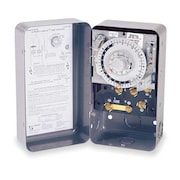 Paragon Defrost Timer Control, 208/240V AC, 40 A, SPDT, Heavy Steel, Temperature Or Pressure Termination 8145-20