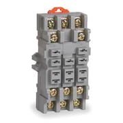 Dayton Relay Socket, 15 A, DIN-Rail & Surface Socket Mounting, 11 Pins, 3PDT, Elevator Socket 5X853