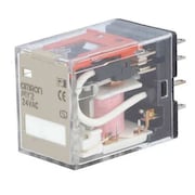 Omron General Purpose Relay, 24V AC Coil Volts, Square, 8 Pin, DPDT MY2-AC24(S)
