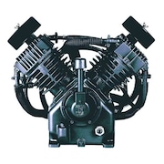 SPEEDAIRE Air Compressor Pump, 10 hp, 2 Stage, 4 qt Oil Capacity, 4 Cylinder 5Z405