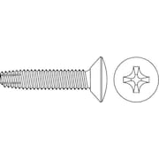 Zoro Select Thread Forming Screw, 5/16" x 1-13/16 in, black oxide Steel Flat Head Torx Drive, 900 PK TFTCIF0310200P-900P