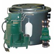 Zoeller Drain Pump System, 1/2 HP, 115 V, 9.4 A 131-0007