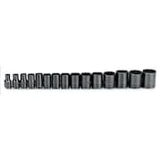 PROTO 1/2" Drive Socket Set, SAE, 15 pcs J54302