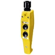 HUBBELL WIRING DEVICE-KELLEMS Pendant Push Button Station, NO/NC, Yellow CPB20