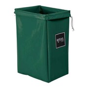 ROYAL BASKET TRUCKS Hamper Bag, Green Vinyl R00-EEX-HBN