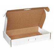 PARTNERS BRAND Corrugated Carrying Cases, 20" x 11 3/8" x 5 1/2", White, 10/Bundle MCC5