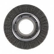 OSBORN Crimped Wire Wide Face Wheel Brush, 10" 0002203000