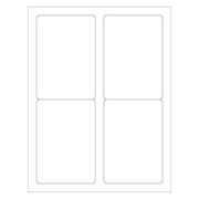 TAPE LOGIC Tape Logic® Rectangle Laser Labels, Master Case, 3 1/2" x 5", White, 4000/Case LL119MC