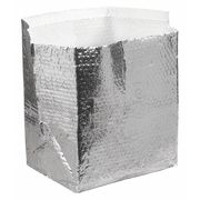 Partners Brand Insulated Box Liners, 12" x 10" x 9", Silver, 25/Case INL1210