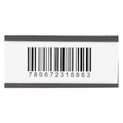 PARTNERS BRAND Magnetic "C" Channel Cardholders, 2" x 4", Black, 25/Case LH194