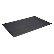 CROWN MATTING TECHNOLOGIES Antifatigue Ribbed Mat, Gray, 12 ft. L x T6 W312GY