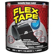 Flex Seal Rubberized Tape, Black, 4" TFSBLKR0405