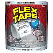 Flex Seal Rubberized Tape, Clear, 4" TFSCLRR0405