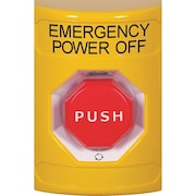 SAFETY TECHNOLOGY INTERNATIONAL Emergency Power Off Push Button, 2-7/8" D SS2209PO-EN