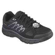 SKECHERS Athletic Shoes, 7, EE, Black, Plain, PR 77084W -BLK 7