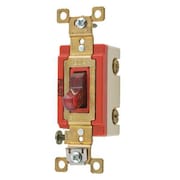 Zoro Select Pilot Light Wall Switch, Red, 3-Way Type 4903PLR120