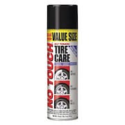 No Touch Tire Cleaner, Aerosol, 18 oz, Foam, White BP15