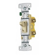 Zoro Select Wall Switch, 15A, Ivory, 1-Pole Type, 1/2 HP RS115I