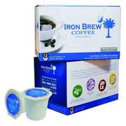 Iron Brew Coffee, 0.12 oz. Net Weight, Ground, PK12 C-1CT-12BRSS