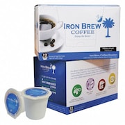 Iron Brew Coffee, 0.12 oz. Net Weight, Ground, PK12 C-1CT-12FRSS