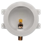 WATER-TITE Gas Outlet Box Round 1/2" Female Gas Valve CSST 87862