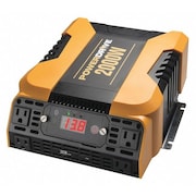 Powerdrive Bluetooth Power Inverter, Modified Sine Wave, 2000W Peak, 2,000 W Continuous, 6 Outlets PD2000