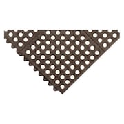 Notrax Interlocking Drainage Mat Tile, 3 Ft W x 3 Ft L, 1/2 In Thick 501S0033BL