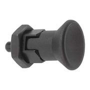 KIPP Indexing Plunger, Short, Size: 2, D1= 1/2-13, D=6, Style D, Lockout Type W. Locknut, Pin Hardened K0631.8206A5