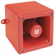 HUBBELL GAI-TRONICS Sounder, Red, Plastic A105NSONTELR