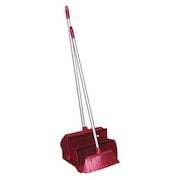 Remco Lobby Dust Pan and Broom Set, Red 62504