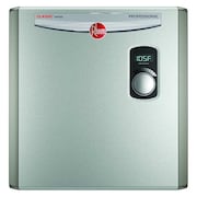 Rheem 208/240VAC, Both Electric Tankless Water Heater, General Purpose, 59 Degrees to 140 Degrees F RTEX-24