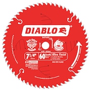 Diablo 60-Teeth Circular Saw Blade, Carbide Tip D0760X