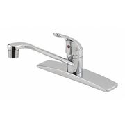 PFISTER 8" Mount, Residential 4 Hole Kitchen Faucet, 1-Lever Handle, 8", Chrome G134-1444