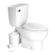 Saniflo Toilet, 1.28 gpf, Floor Mount, Elongated 013_087_005