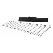 Westward Combination Wrench Set, 14 Pieces, 12 Pts 54DF93