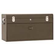 Kennedy 26-3/4"W Top Chest 8 Drawers, Brown, 8-1/2"D x 13-5/8"H 526B