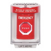 SAFETY TECHNOLOGY INTERNATIONAL Emergency Push Button, Momentary Type SS2045EM-EN