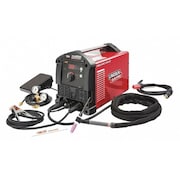 Lincoln Electric Tig Welder, Square Wave Series, 120/230V AC, 100 Max. Output Amps, 10A @ 125V Rated Output K5126-1