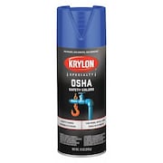 Krylon Spray Paint, Safety Blue, Gloss, 12 oz K02416777