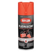 Krylon Spray Paint, Flourescent Red Orange, Gloss, 11 oz K03101777