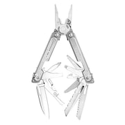Leatherman Swiss Army Multi-Tool, Blade Edge Type Straight, Blade Length 2 3/4 in, Silver, 21 Functions 832640