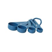 DETECTAMET Measuring Spoon Set of 4, Blue, Plastic 541-T184-S634-P01