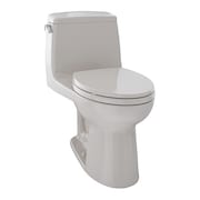 Toto Toilet, 1.28 gpf, E-Max, Floor Mount, Elongated, Sedona Beige MS854114EL#12