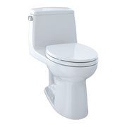 Toto Toilet, 1.28 gpf, E-Max, Floor Mount, Elongated, Cotton MS854114EG#01
