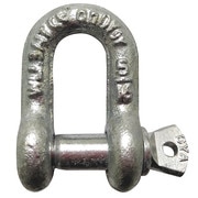 ZORO SELECT Chain Shackle, Screw Pin, 3/8" Body Size 55AY01